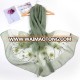 Hot selling flower embroidered large size quality shawl